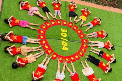 TRƯỜNG MẦM NON HẢI QUANG TỔ CHỨC HOẠT ĐỘNG TRẢI NGHIỆM KỶ NIỆM NGÀY GIẢI PHÓNG MIỀN NAM 30/4